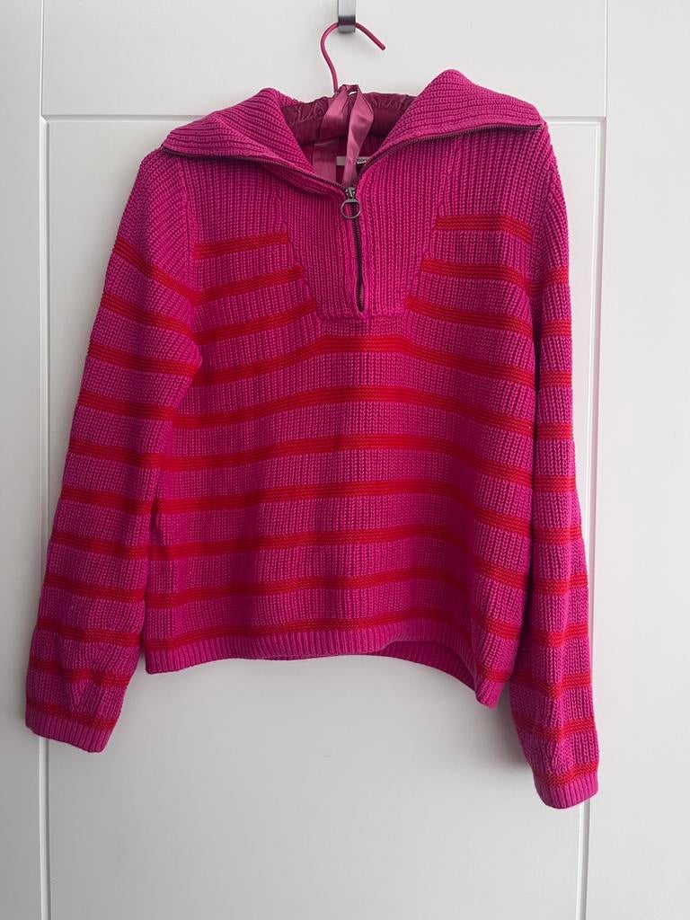 Esprit katiene schipperstrui streep roze maat S, Verzenden, Zo goed als nieuw, Maat 38/40 (M), Roze