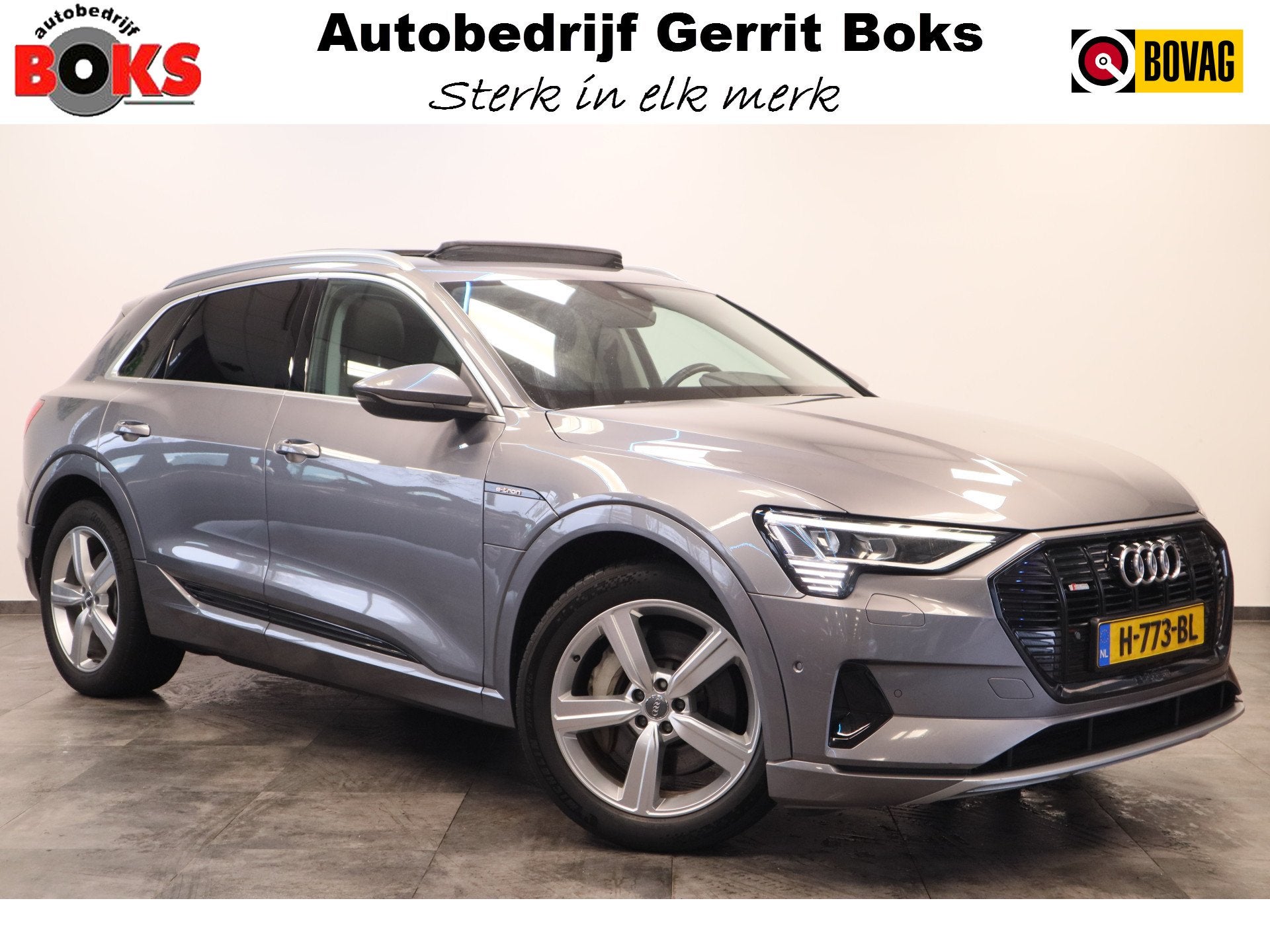 Audi e-tron e-tron 50 quattro Launch edition plus 71 kWh Mem, Automaat, Vierwielaandrijving, SUV of Terreinwagen, Zilver of Grijs