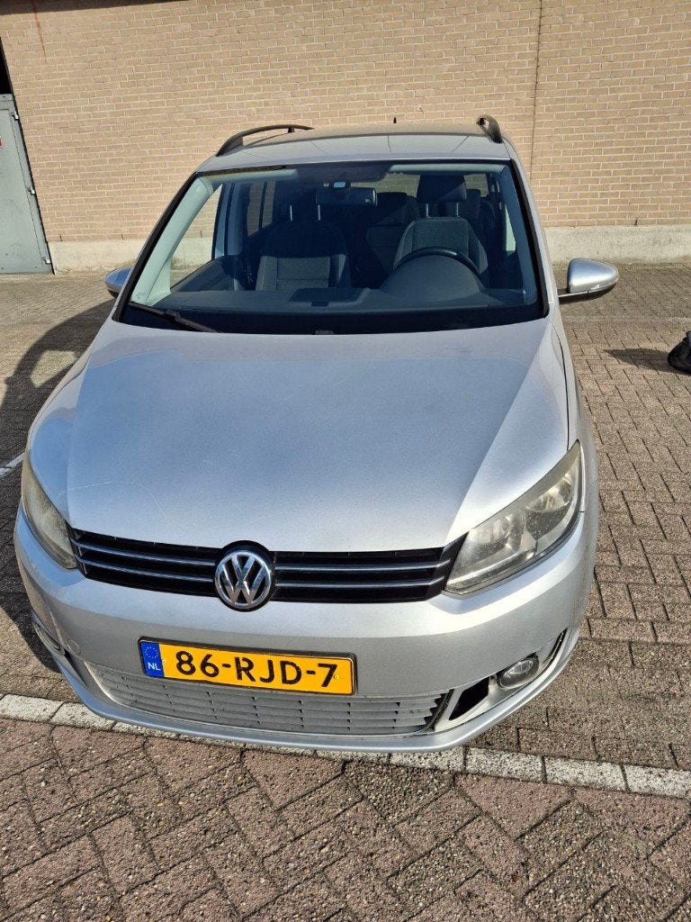 Volkswagen Touran 1.2 TSI 77KW BMT 2011 Grijs. Trekhaak., Euro 5, Stof, 4 cilinders, Origineel Nederlands