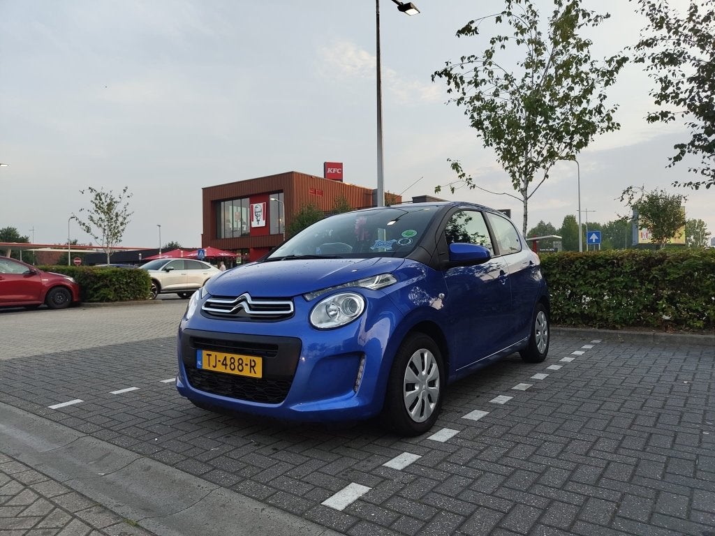 Citroën C1 1.0 VTi 72PK S&S 5D 2018 Blauw, Voorwielaandrijving, Stof, Zwart, C1