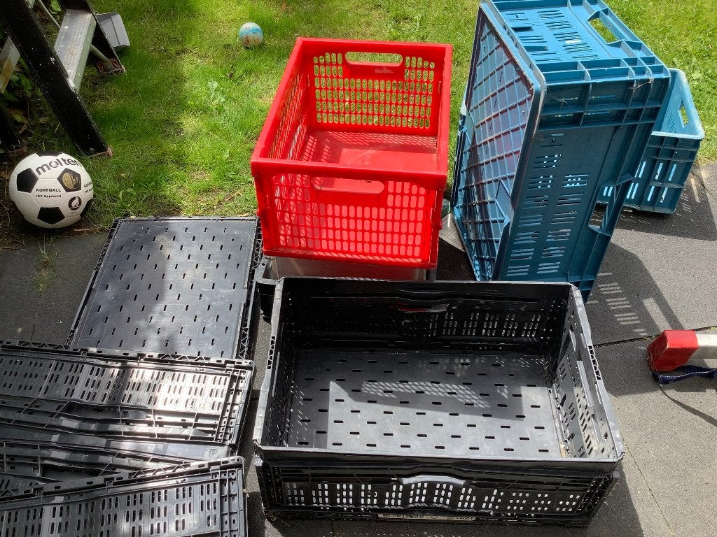 Dozen curver & euro pool system diverse, Ophalen, Gebruikt, Overige typen