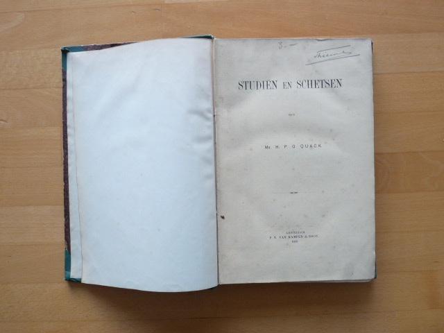 Studiën en Schetsen, Mr H.P.G. Quack, Antiek en Kunst, Ophalen of Verzenden