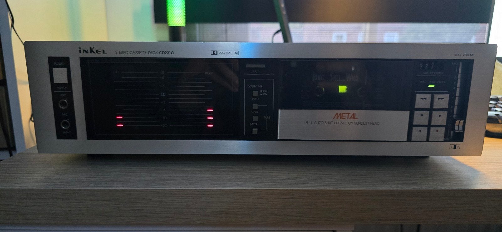 Vintage Inkel CD 2310 cassettedeck, Ophalen of Verzenden, Enkel, Overige merken, Tiptoetsen