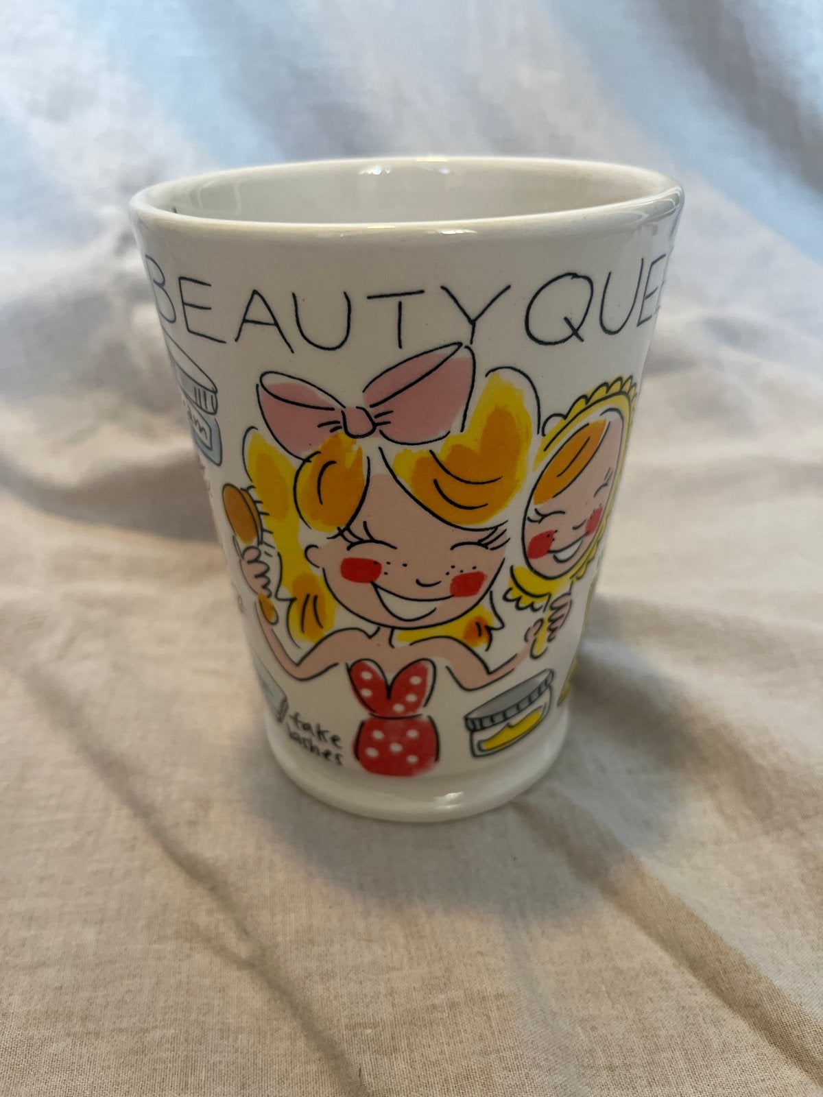 Blond Amsterdam mok groot - 'Beauty Queen’, Huis en Inrichting, Blond Amsterdam, Ophalen of Verzenden, Zo goed als nieuw, Steen/keramiek