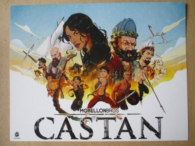 adv11062 castan prent, Verzamelen, Ophalen, Overige figuren, Gebruikt, Plaatje, Poster of Sticker