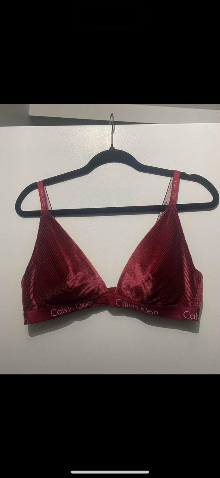 Calvin klein BH/topje, Kleding | Dames, Ondergoed en Lingerie, Ophalen of Verzenden, Rood, BH