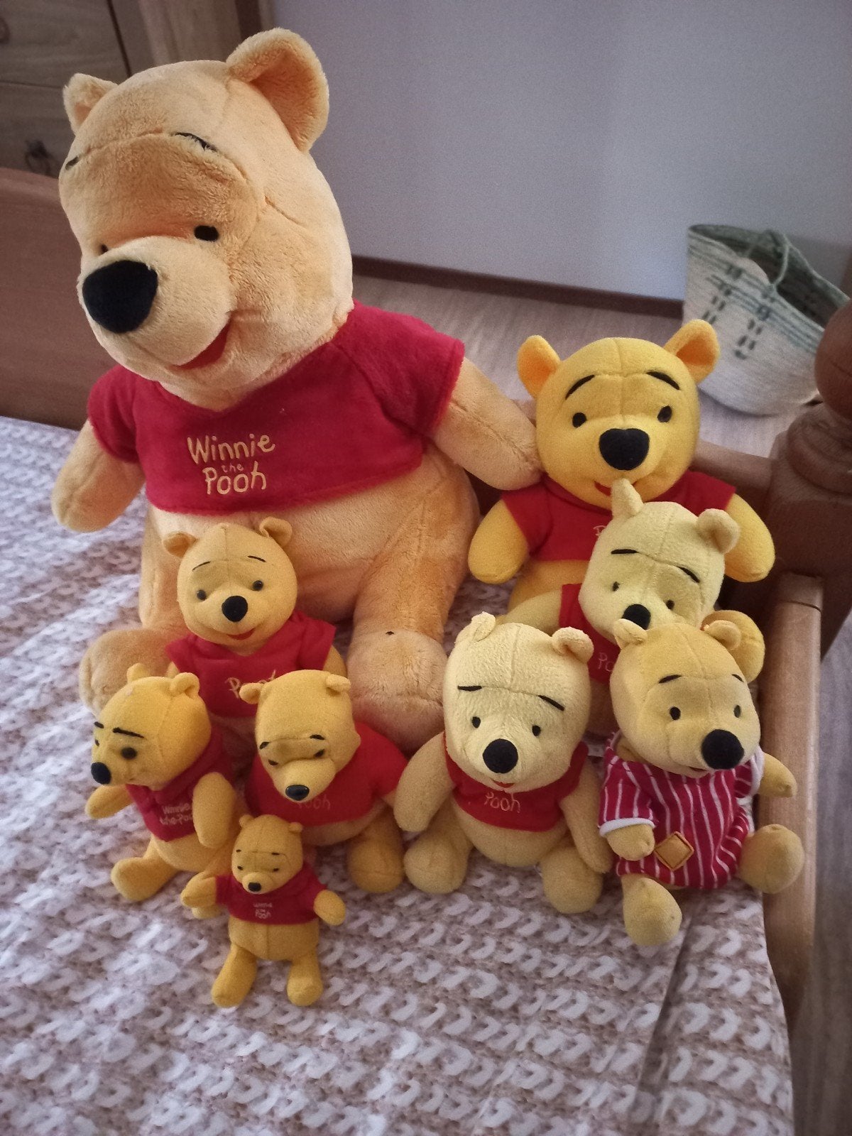 Knuffels van Winnie de Pooh., Verzamelen, Ophalen, Zo goed als nieuw, Stoffen beer, Overige merken