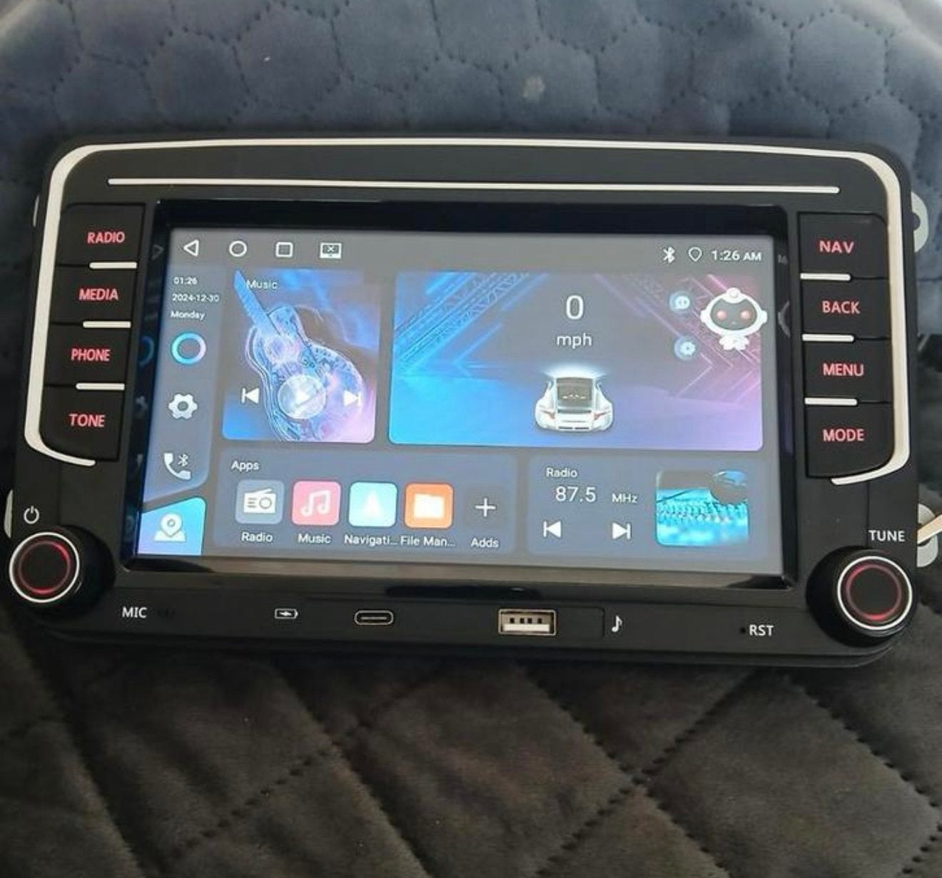 Autoradio voor Volkswagen Seat skoda, Ophalen of Verzenden, Nieuw