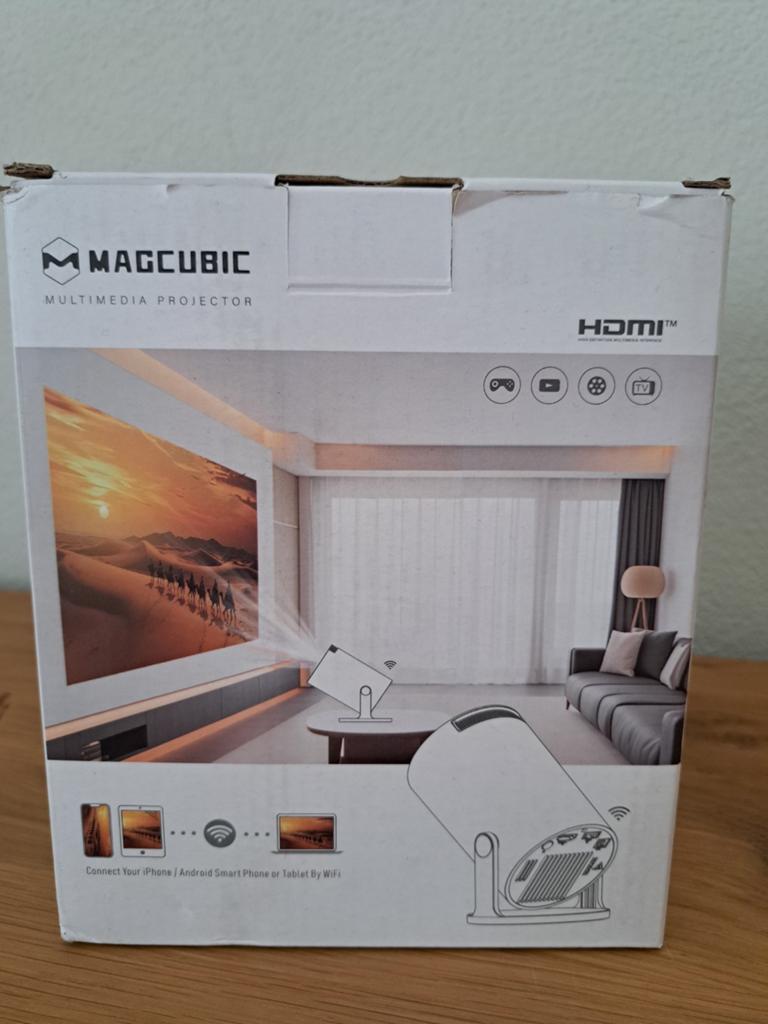 MAGCUBIC HY300Pro Smart Projector - Nieuw in doos, Audio, Tv en Foto, Beamers, Overige technologieën, MAGCUBIC, Nieuw, Ophalen of Verzenden