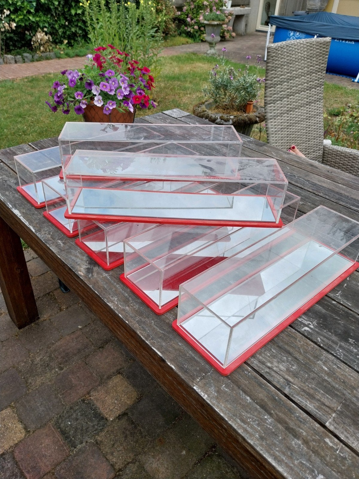 vitrines., Ophalen of Verzenden, Gebruikt, 25 tot 50 cm, Minder dan 100 cm