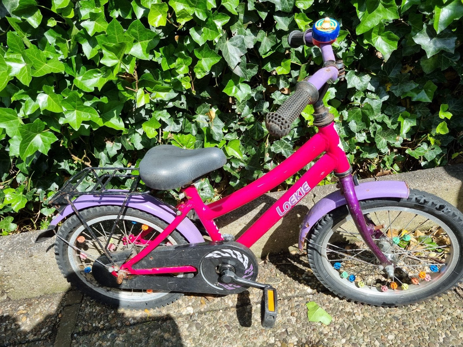 Loekie 16" kinderfiets, Fietsen en Brommers, Ophalen of Verzenden, Gebruikt, Minder dan 16 inch