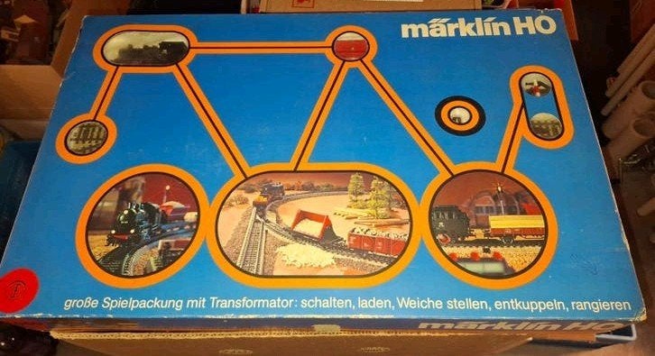 2850 marklin uitgebreide begin set in ovp, Hobby en Vrije tijd, Modeltreinen | H0, Wisselstroom, Gebruikt, Rails, Ophalen of Verzenden