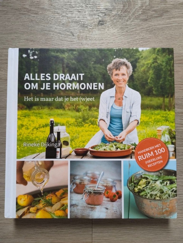 Alles Draait Om Je Hormonen - Rineke Dijkinga, Rineke Dijkinga, Ophalen of Verzenden, Zo goed als nieuw, Gezondheid en Conditie