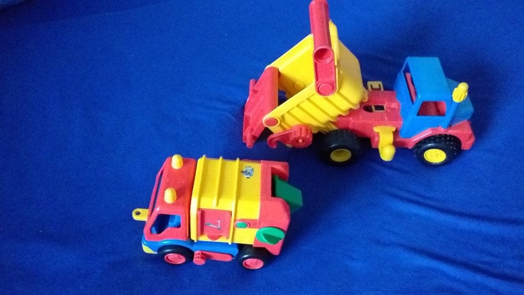 Speelgoed; Kiepwagen en Vuilniswagen, Ophalen of Verzenden, Gebruikt