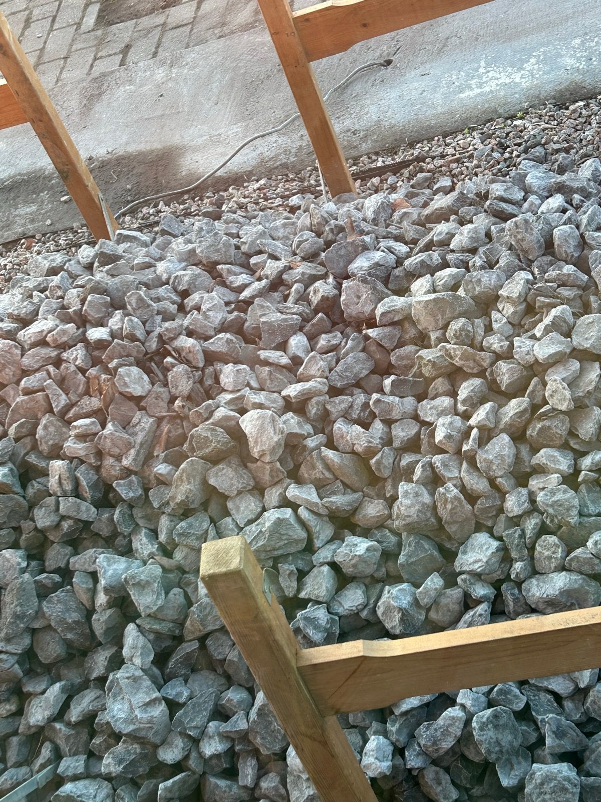 Antraciete stenen 3-6 cm, Tuin en Terras, Ophalen, Gebruikt, Antraciet, Kei