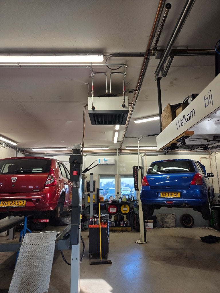 Kachel  Heater voor in een werkplaats, Ophalen, Overige soorten, Elektrisch, Zo goed als nieuw