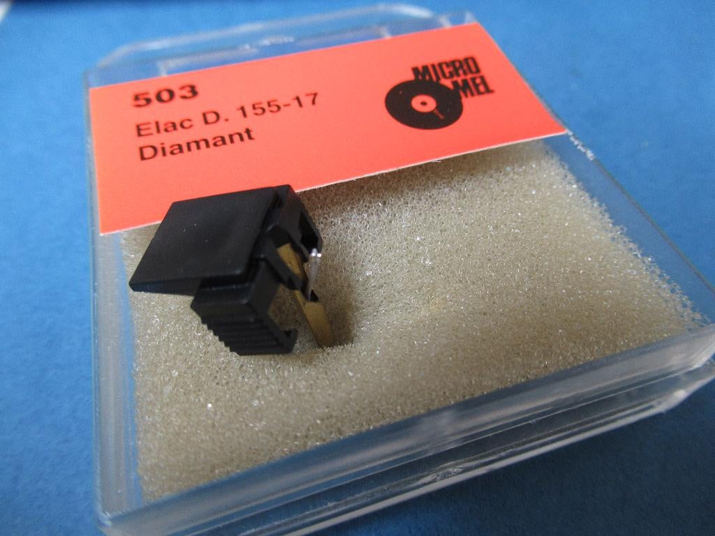 Naald Micromel vervangt Elac D155-17, Nieuw, NVT, Ophalen of Verzenden, Platenspeler-onderdeel