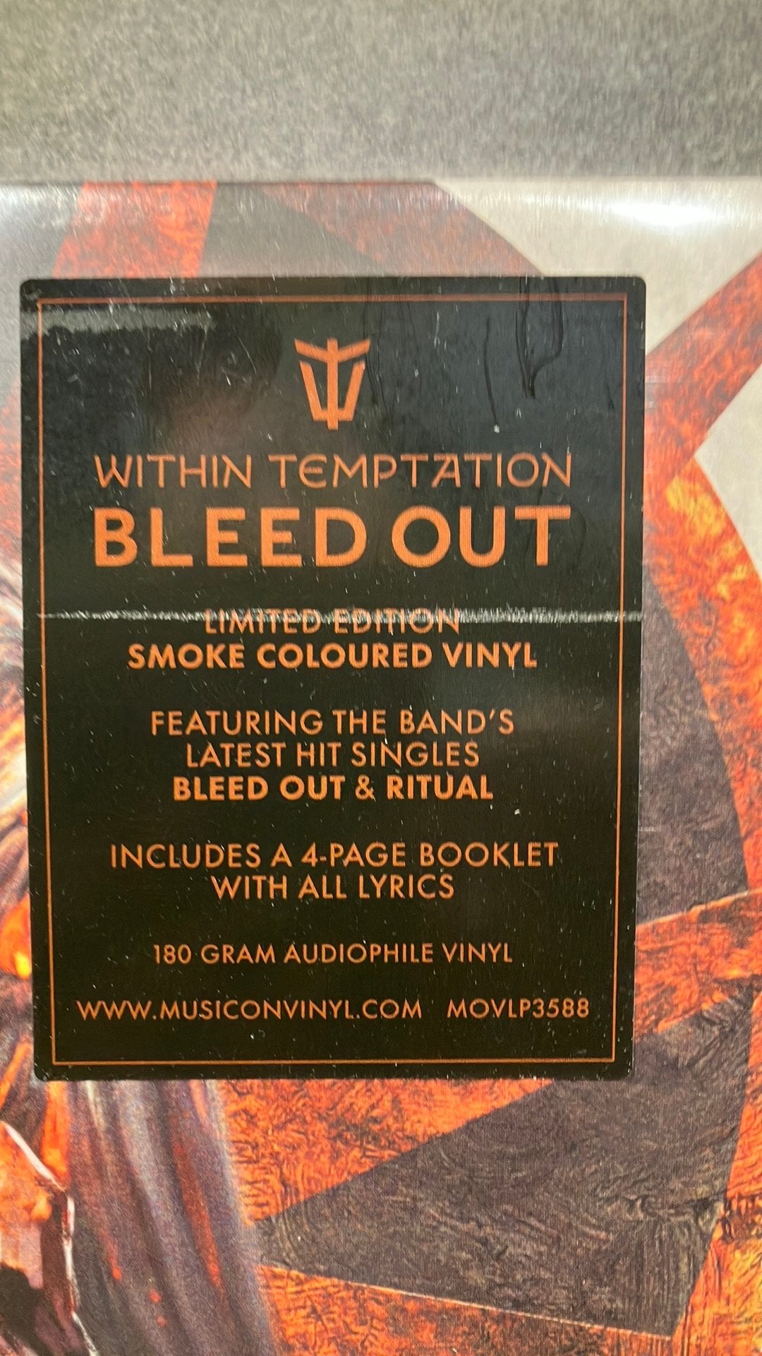 Within Temptation — Bleed Out  ( Limited Edition), LP, Metal, Ophalen of Verzenden, 12 inch
