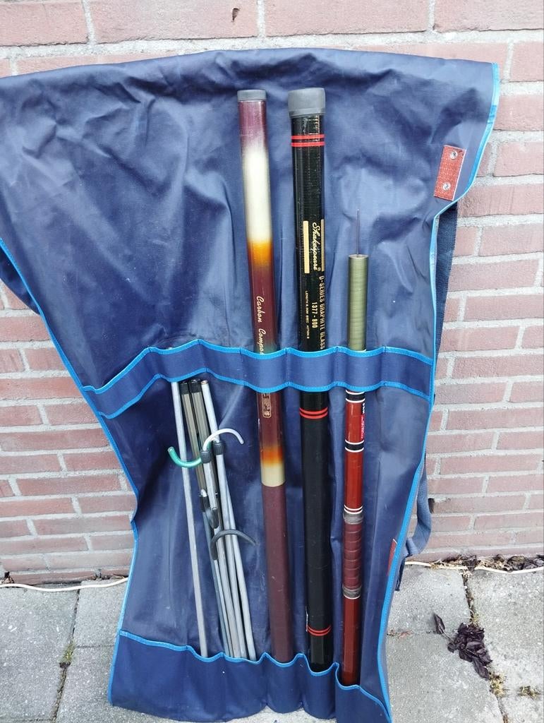 Hengels in goede staat, inclusief foudraal, Ophalen, Gebruikt, Complete hengel