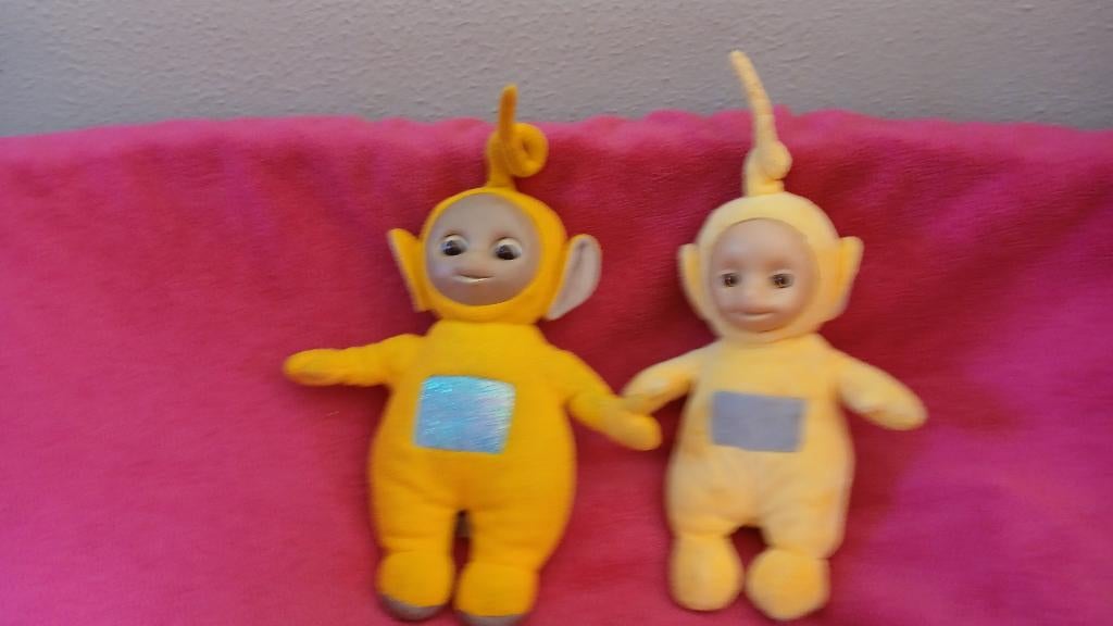 LAA-LA TINKI WINKI & DIPSEY TELETUBBIES, Kinderen en Baby's, Speelgoed | Knuffels en Pluche, Ophalen of Verzenden, Zo goed als nieuw