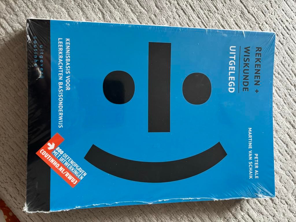 Rekenen + Wiskunde Uitgelegd Kennisbasis Leerkrachten, Boeken, Studieboeken en Cursussen, Ophalen of Verzenden, Beta, Nieuw, HBO
