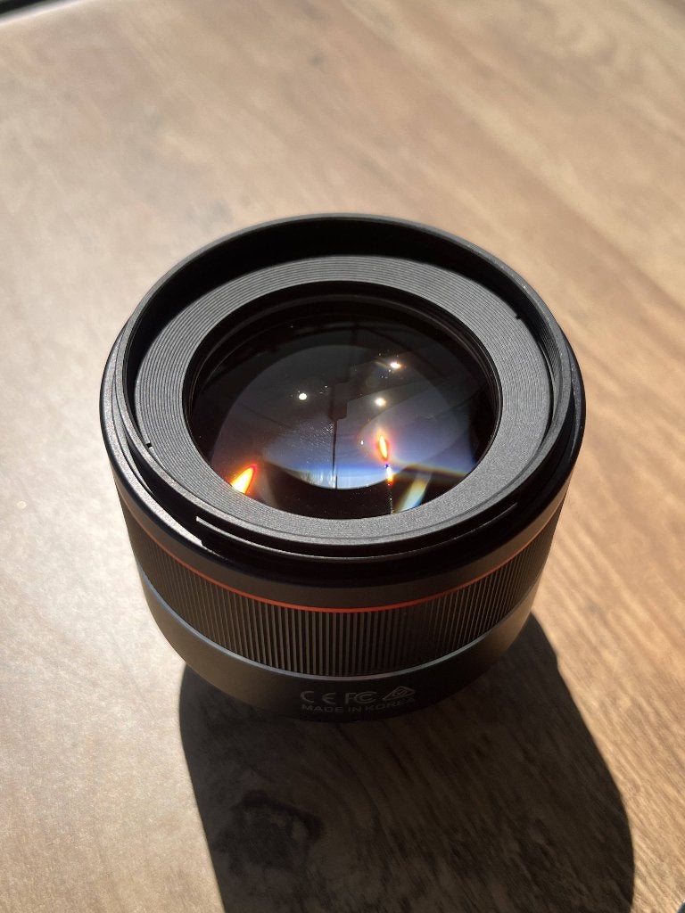 Samyang Cameralens 85mm f/1.4 EF, Ophalen, Gebruikt, 85 mm, Samyang