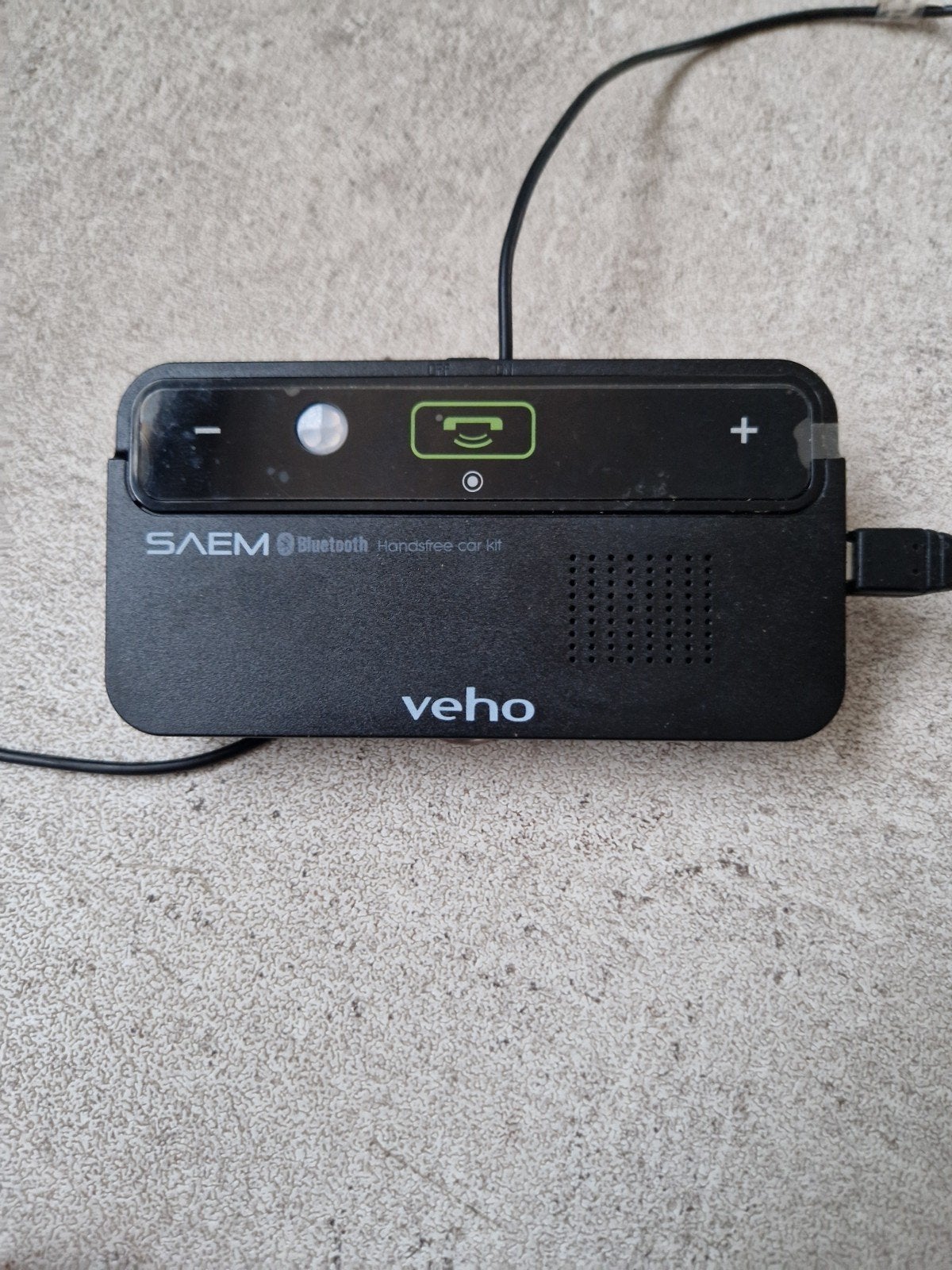 Veho SAEM Bluetooth Handsfree Carkit VBC-001-BLK, Auto diversen, Ophalen of Verzenden, Gebruikt