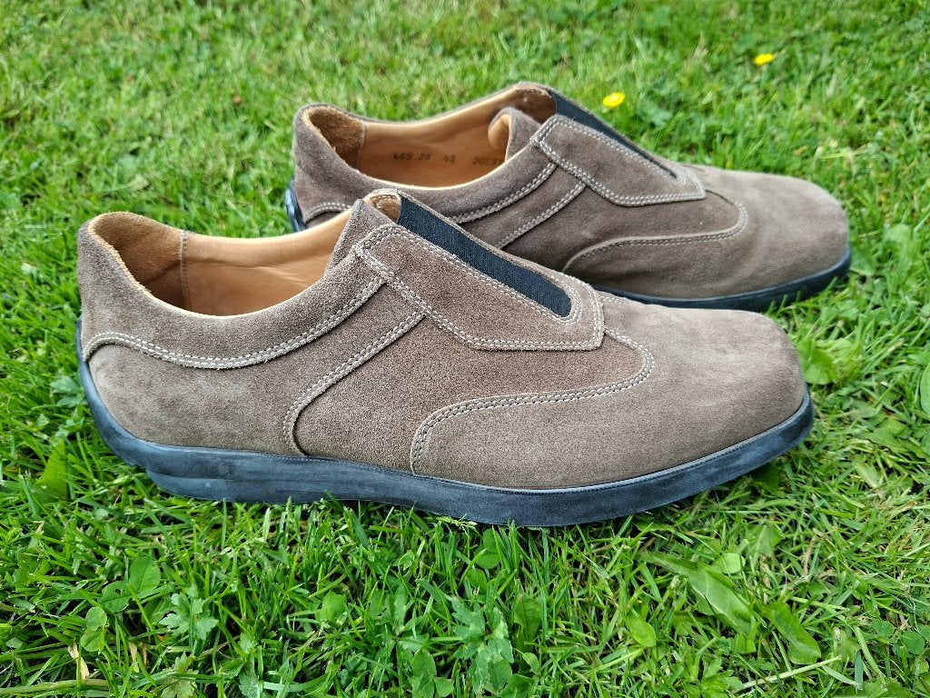 Mooie Van Lier ecru/lichtbruine leren schoenen maat 43, Overige kleuren, Van Lier, Ophalen of Verzenden, Sneakers of Gympen