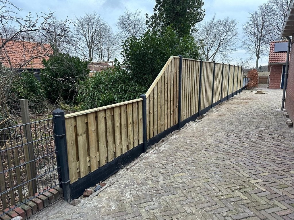 Hout-beton schuttingen, Gratis offerte!, Ophalen, 1 tot 2 meter, Niet van toepassing, Minder dan 3 meter