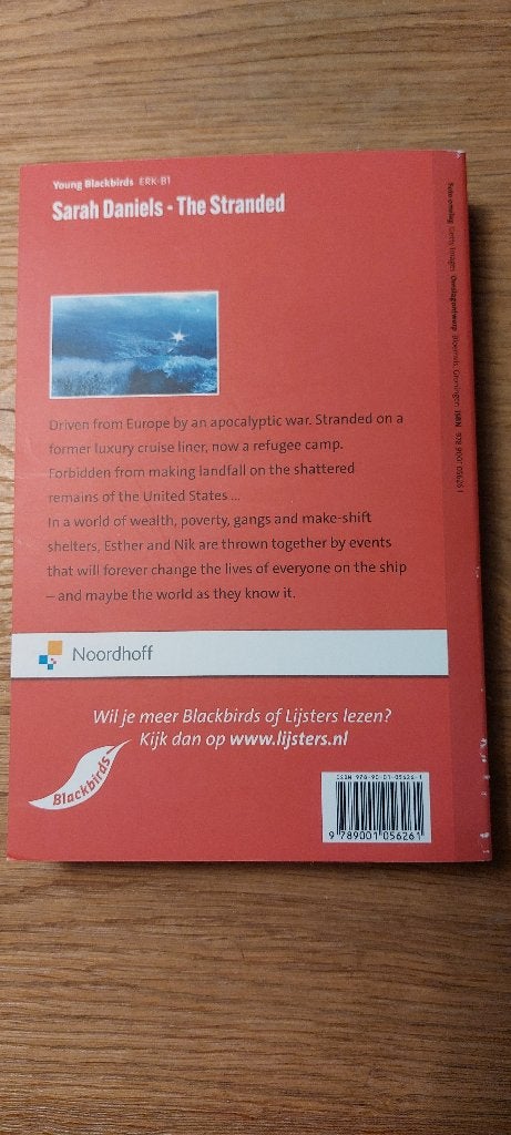Blackbirds Sarah Daniels-The Stranded, Boeken, VWO, Engels, Noordhoff, Ophalen of Verzenden