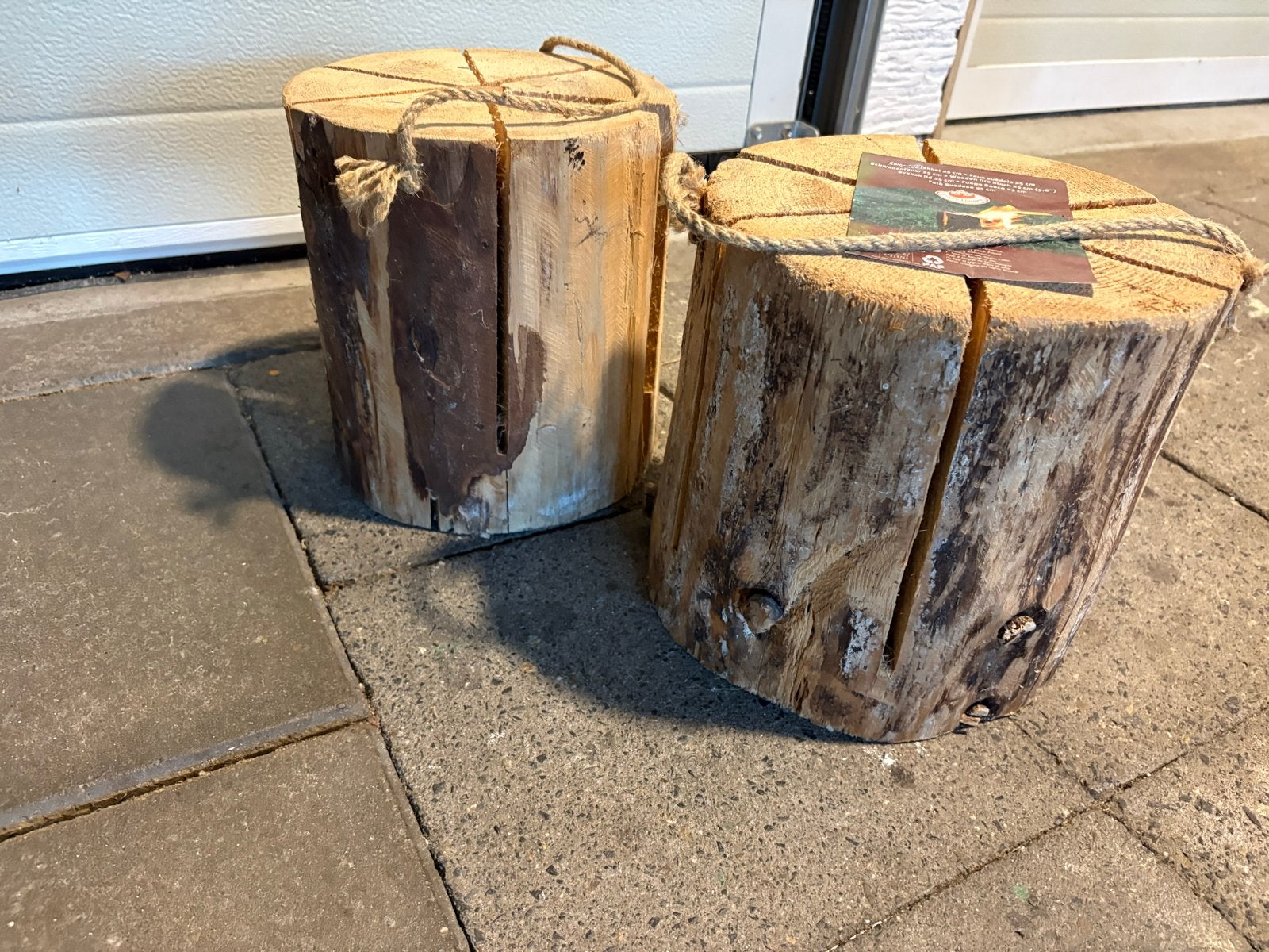Zweedse fakkels 25 cm 2x, Minder dan 3 m³, Ophalen, Overige houtsoorten, Blokken