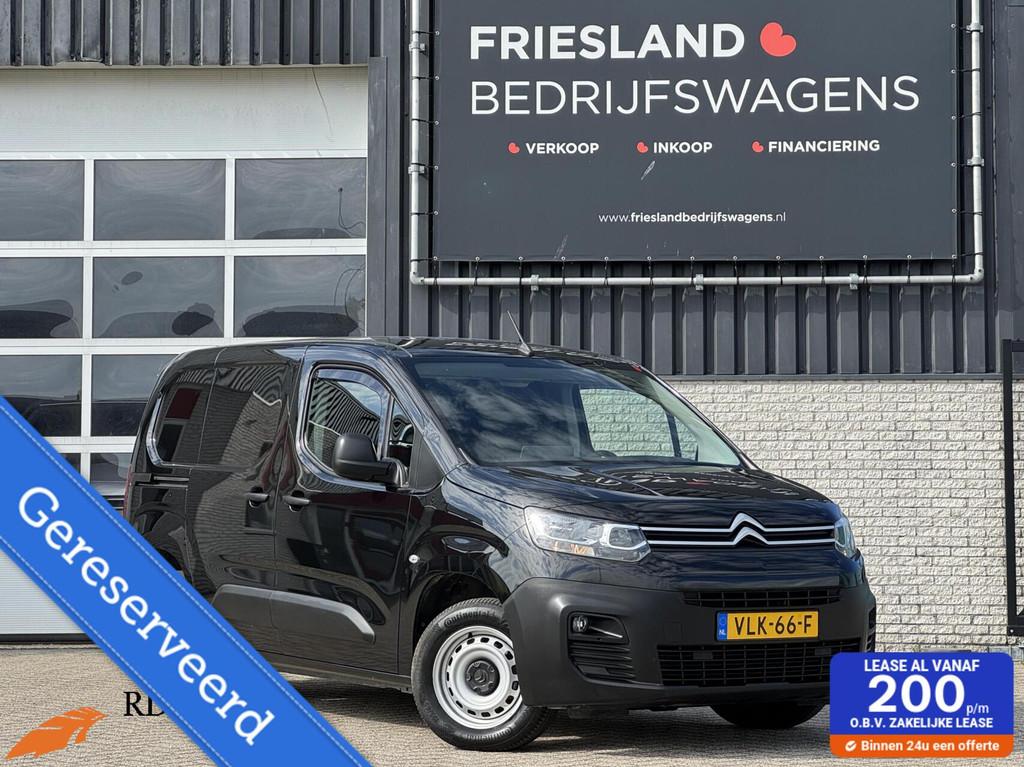Citroen Berlingo 1.5 BlueHDI Club Trekhaak/Carplay/Cruise/Pa, Voorwielaandrijving, Stof, 4 cilinders, Citroën