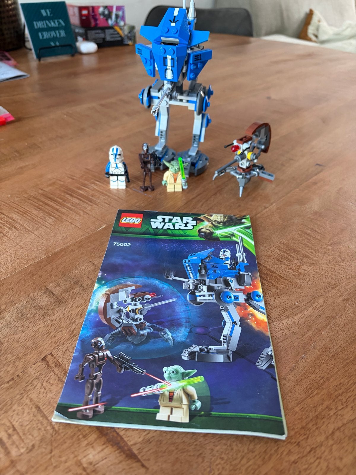 Lego Star Wars 75002 AT-RT met 501st Clone Trooper, Ophalen of Verzenden, Gebruikt