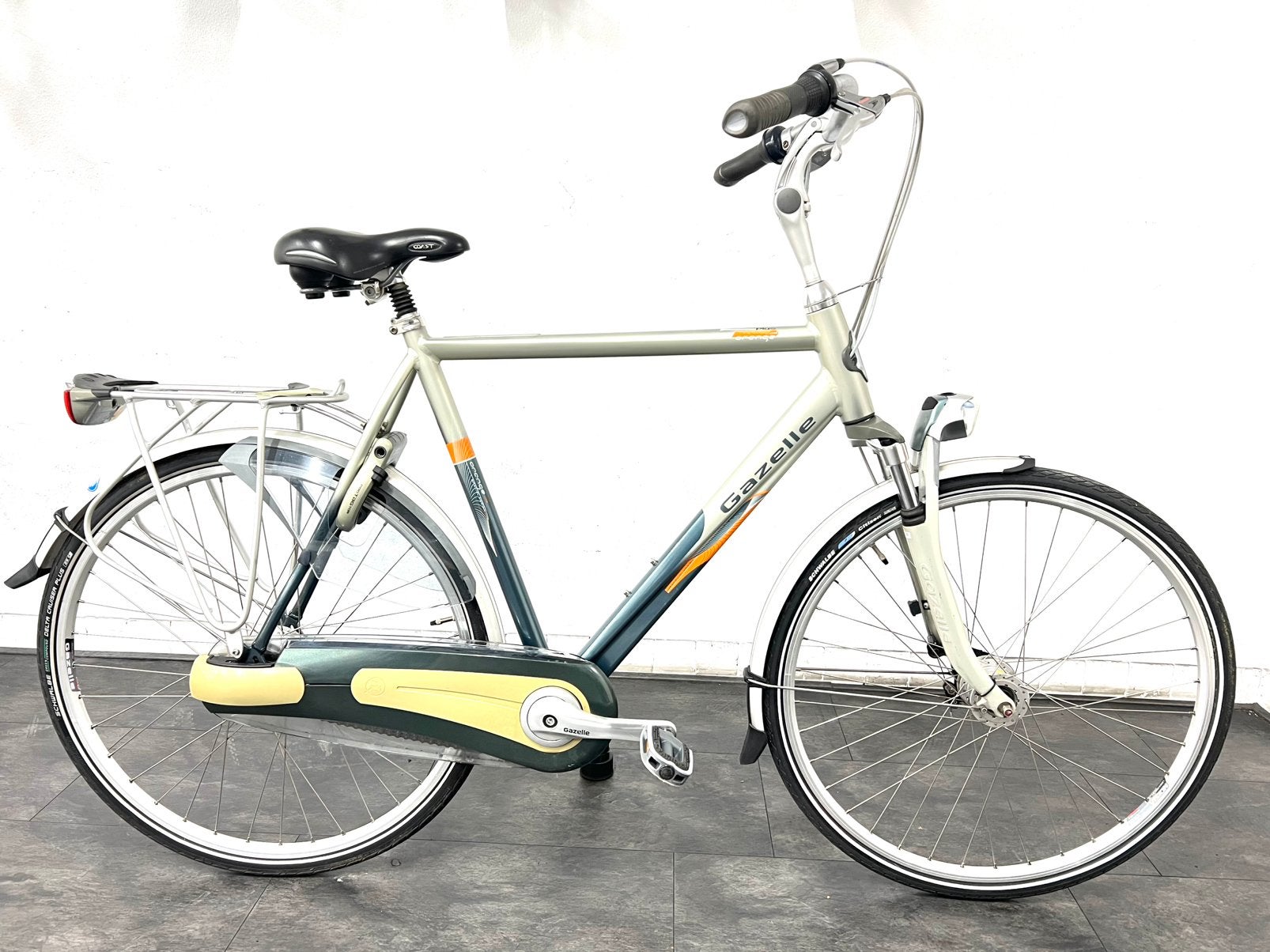 Gazelle Orange Heren Fiets Alumınıum Frame 61 cm, Ophalen of Verzenden, Zo goed als nieuw, Gazelle, Versnellingen