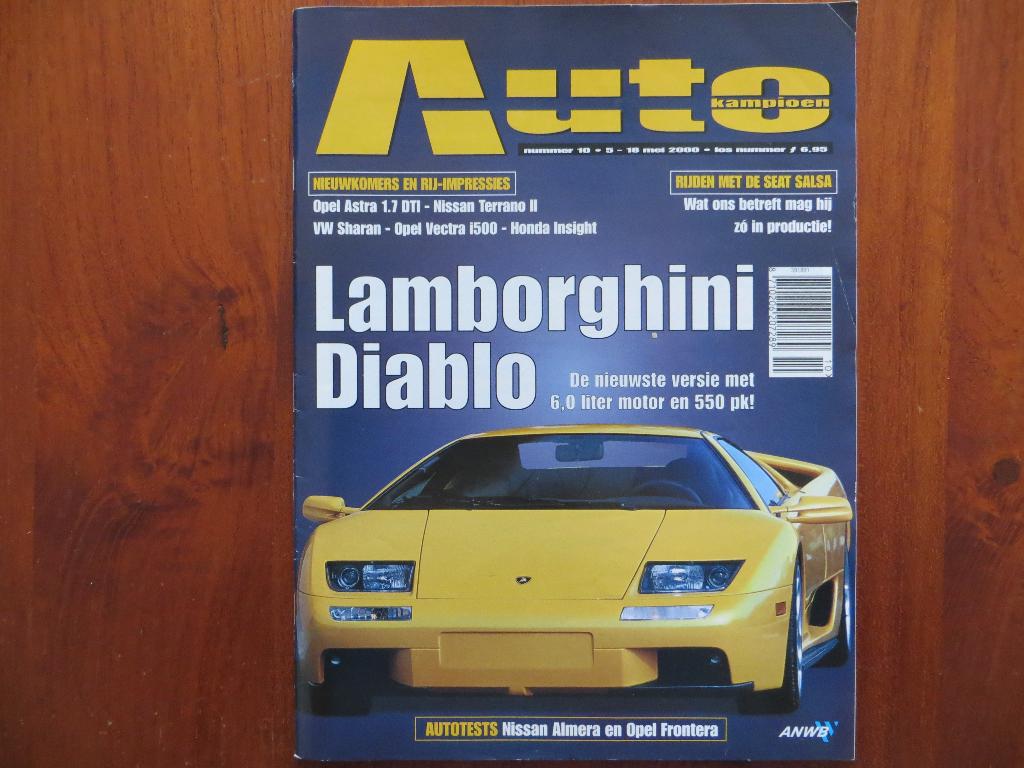 Autokampioen 10 2000 Diablo Vectra i500, Insight, Dauphine, Ophalen of Verzenden, Nieuw, Opel