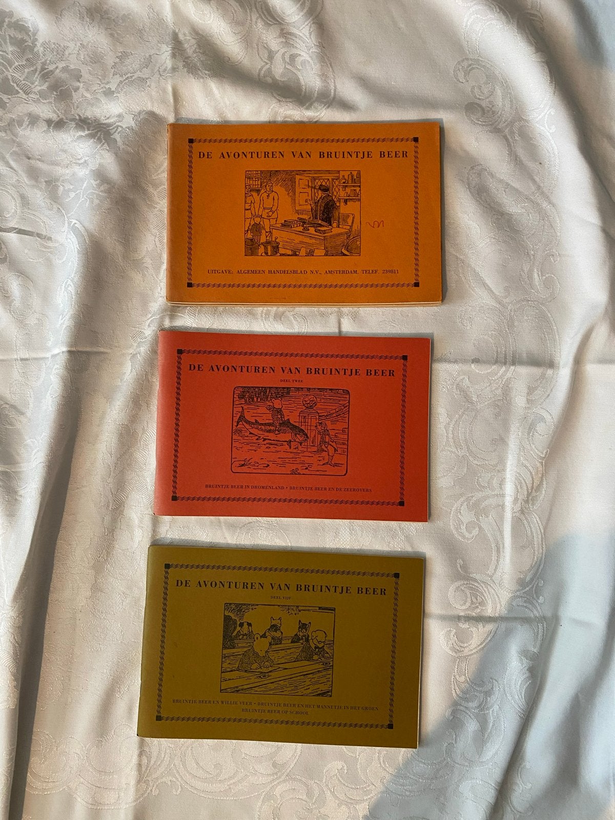 De Avonturen van Bruintje Beer - 3 Boekjes, Ophalen of Verzenden, Gelezen, Sprookjes