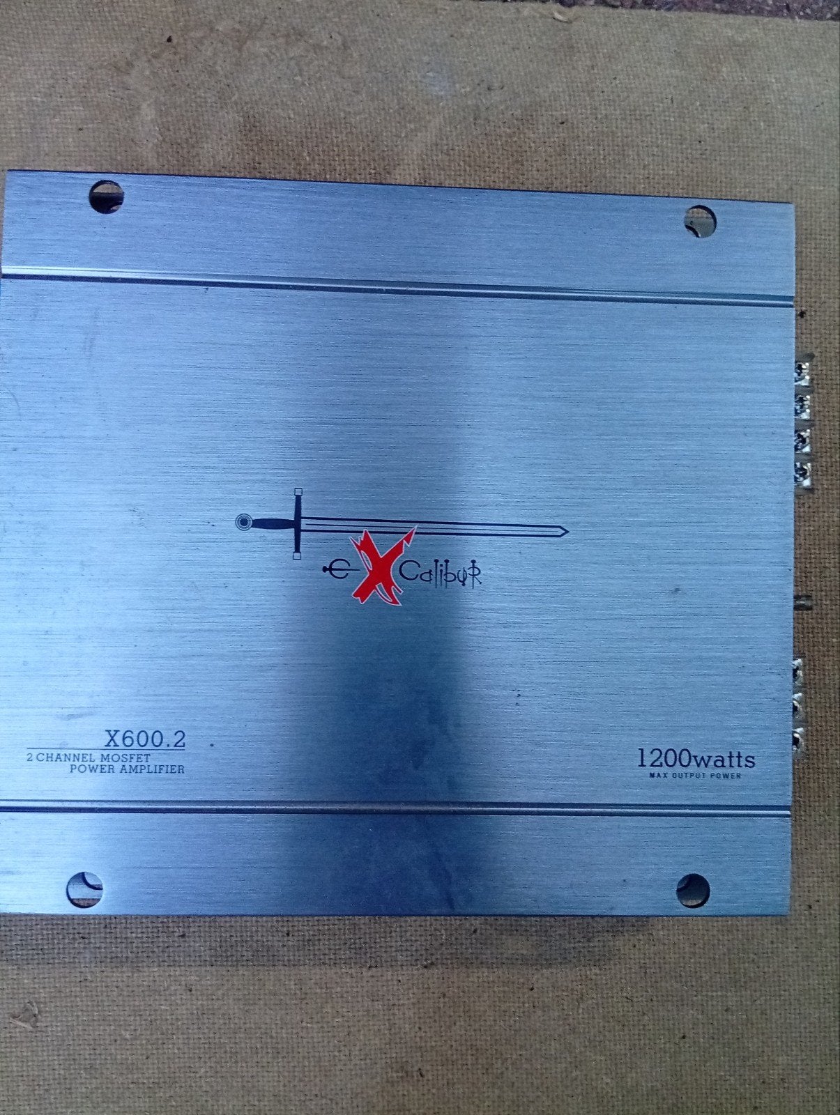 Excalibur X600.2 2-kanaals MOSFET eindversterker 1200W, Ophalen of Verzenden