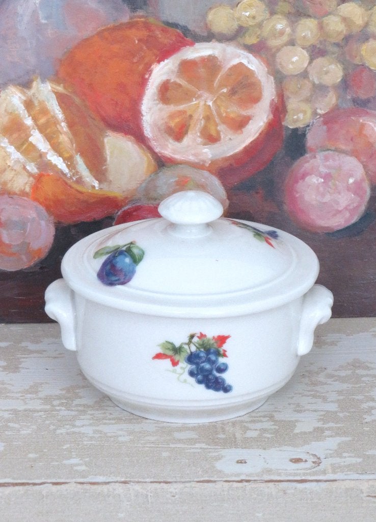 Schaaltje met deksel Limoges Creations Baud- Paris, Antiek en Kunst, Antiek | Servies los, Ophalen of Verzenden