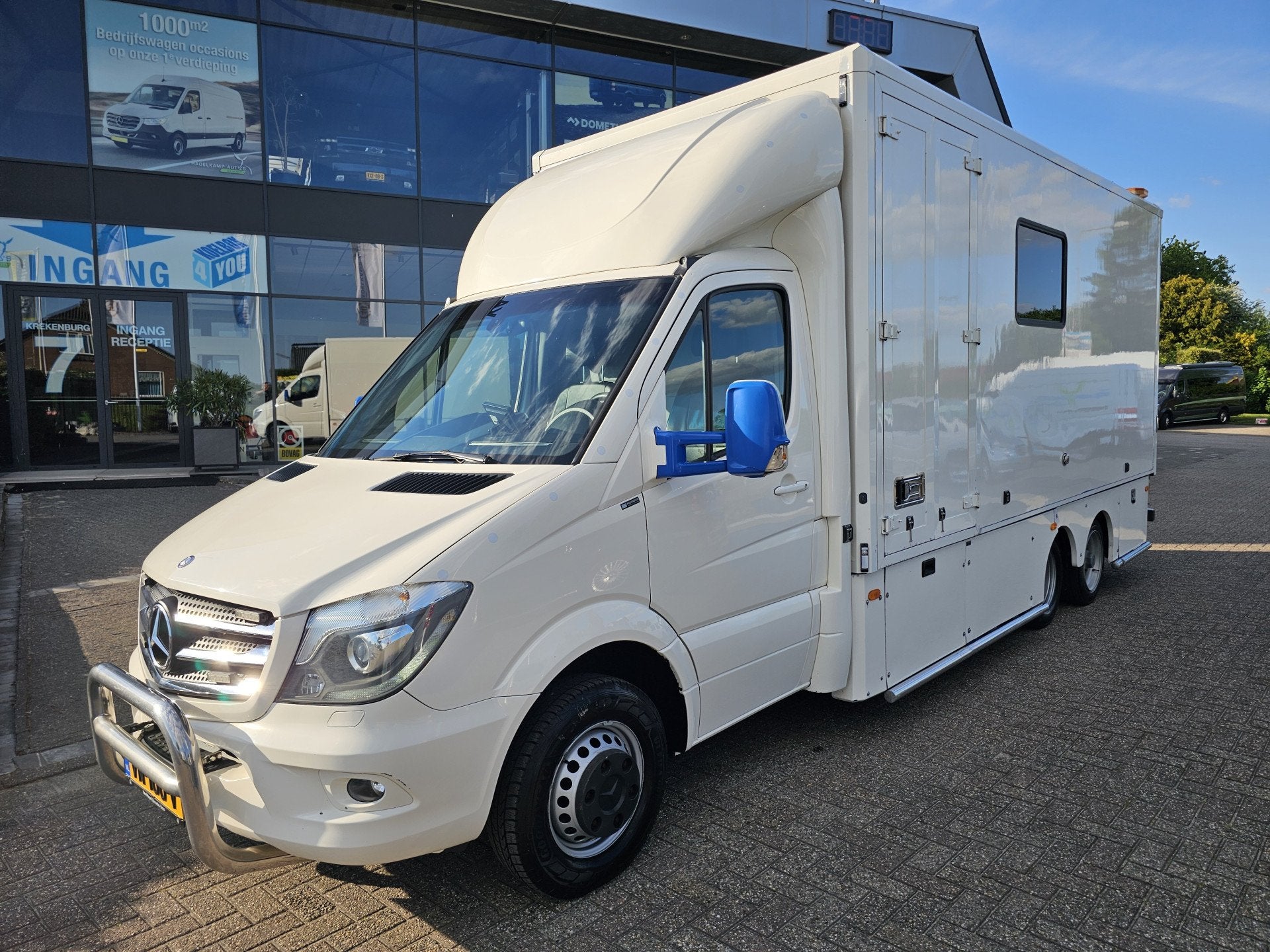 Mercedes-Benz Sprinter 519 CDI Click-Star Bakwagen met Werkp, Auto's, Automaat, Achterwielaandrijving, Gebruikt, 190 pk