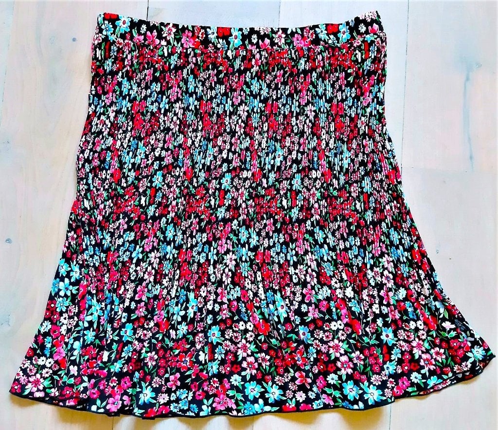 Plissé rokje met bloemen Only maat L, Kleding | Dames, Maat 38/40 (M), Only, Meerkleurig, Nieuw