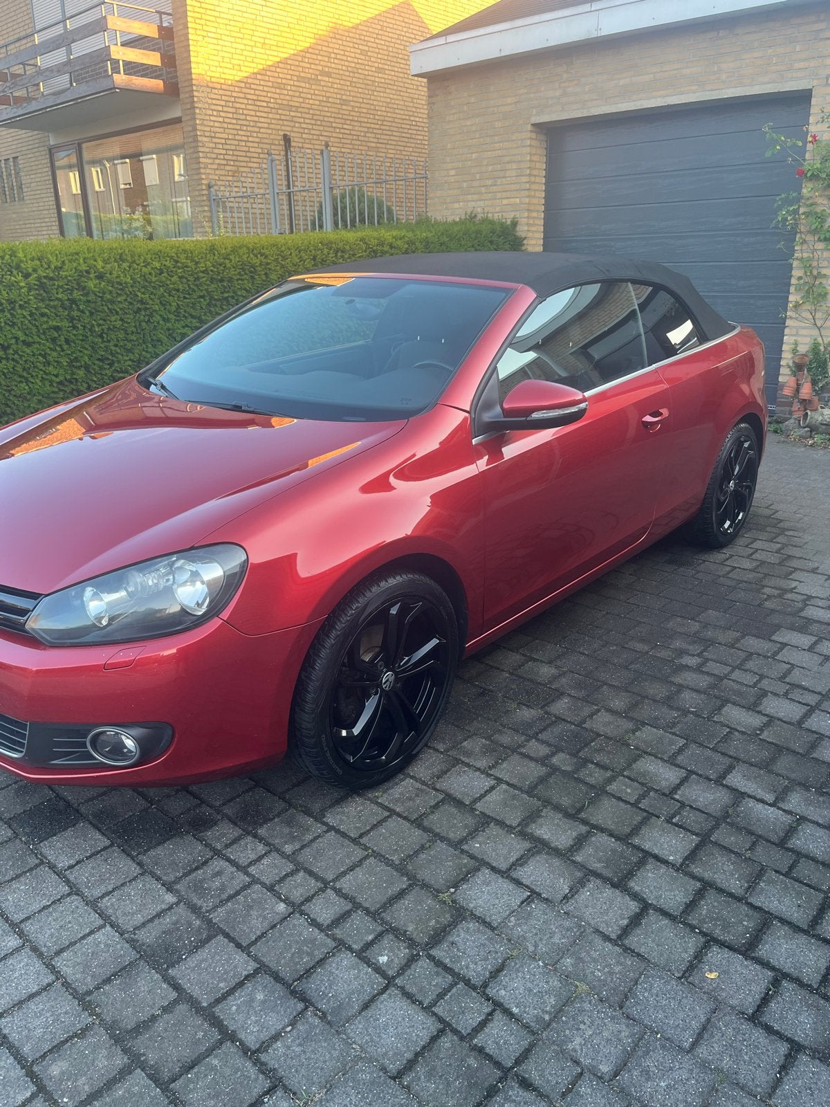 Volkswagen Golf 1.2 TSI 77KW BMT Cabrio 2012 Rood 144000 km, Auto's, Voorwielaandrijving, 1321 kg, 4 cilinders, Cabriolet