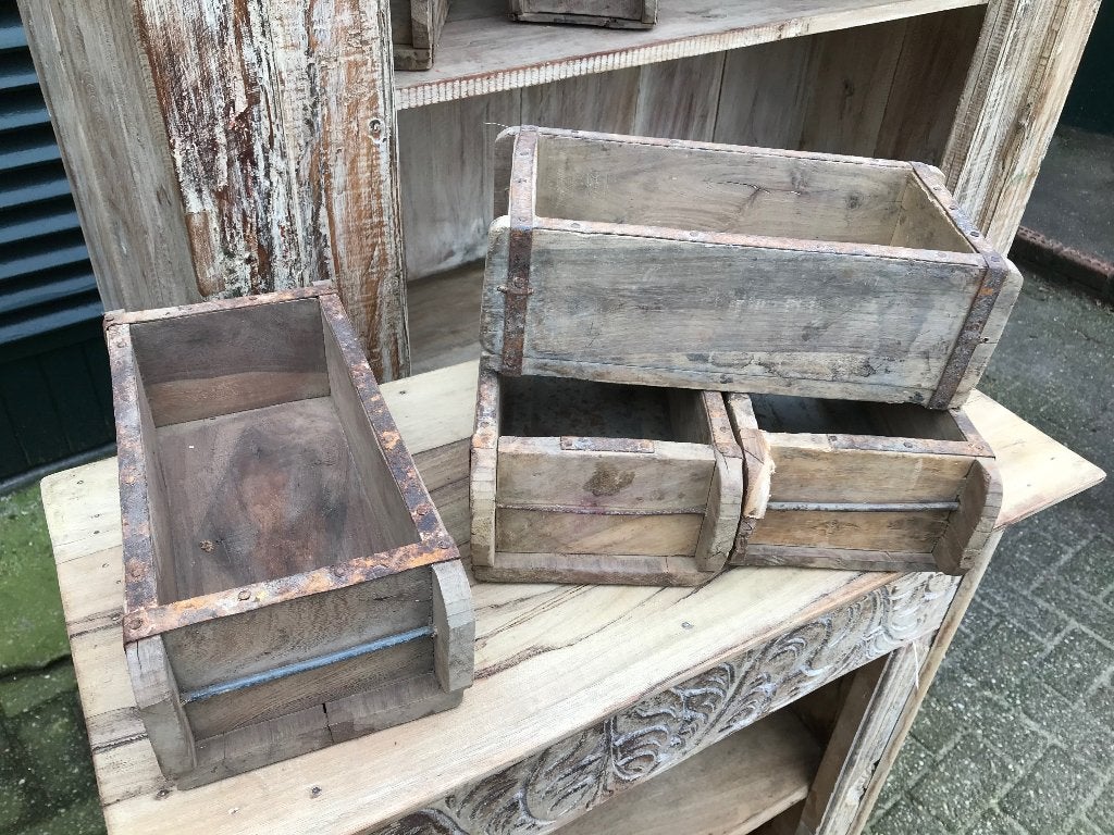 Indiase steenmal bakjes uit India, Verburgt Vintage, Schaal, Nieuw, Ophalen of Verzenden