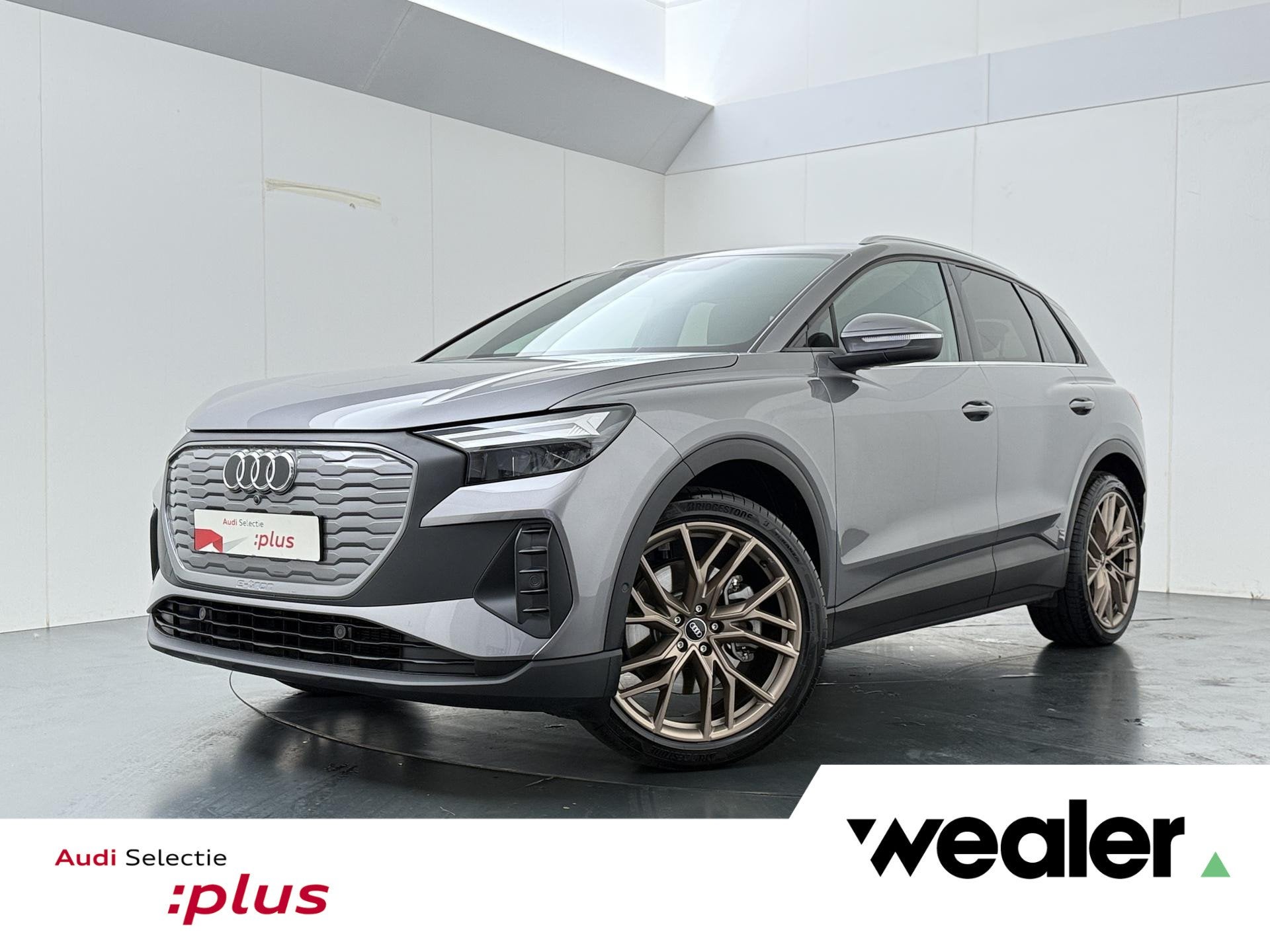 Audi Q4 e-tron 45 Edition 82 kWh | 286 PK | SoH 100% | Warmt, Auto's, Gebruikt, Zwart, 82 kWh, Met garantie (alle)