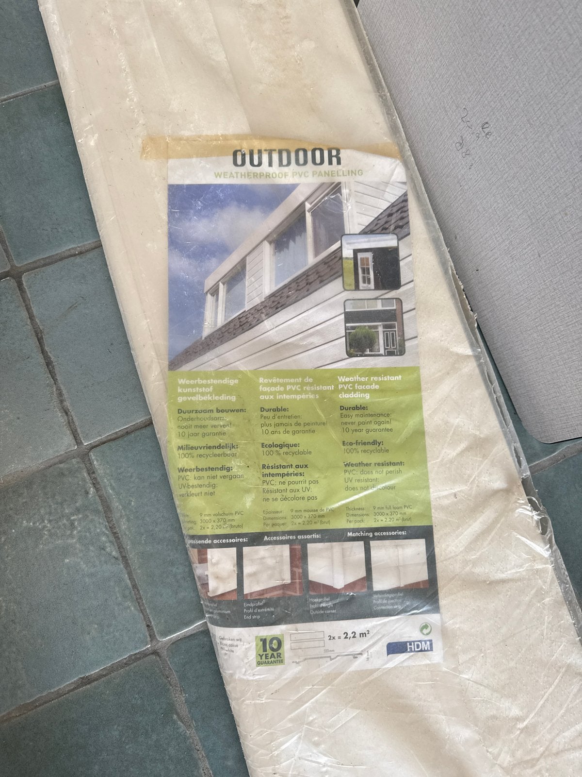 HDM Outdoor Weerbestendige PVC Gevelbekleding, Ophalen of Verzenden, Nieuw, Overige materialen, Minder dan 20 mm
