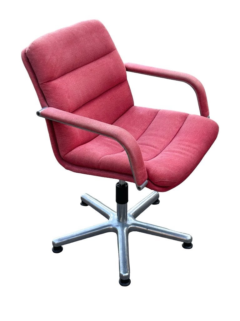 Vintage Artifort Bureaustoel Geoffrey Harcourt, Gebruikt, Vintage, Vintage, Rood
