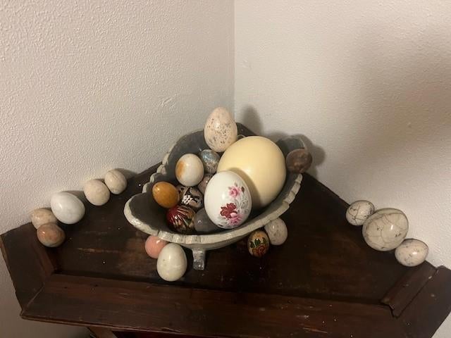 Eieren / Paaseieren (Keramiek / Raku gestookt), Ophalen