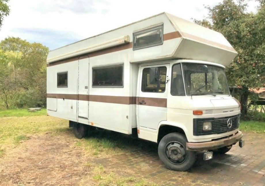 Mercedes L 613D Düdo Camper + Historie + nieuw Interieur, Ok, Buscamper of Camperbus, Ok, Vloeistofverwarming