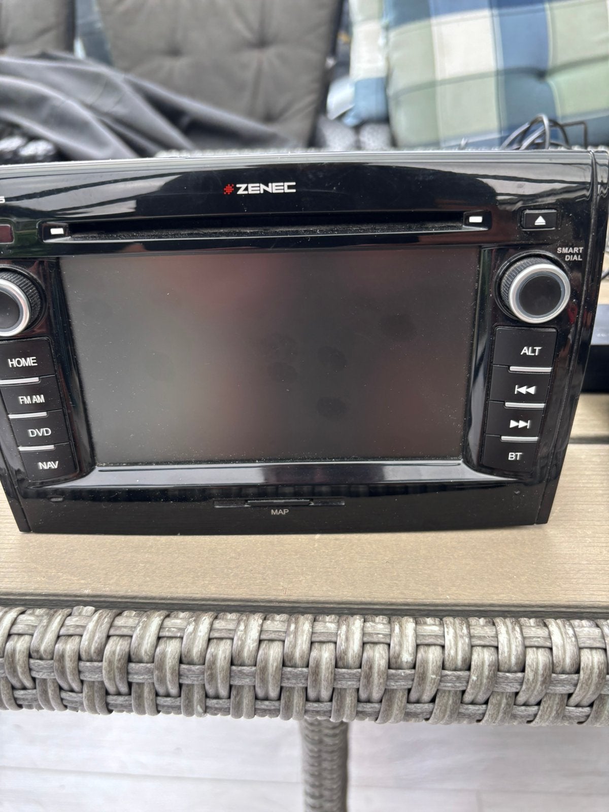 Zenec navi radio inbouw Z-E3715, Ophalen of Verzenden, Gebruikt