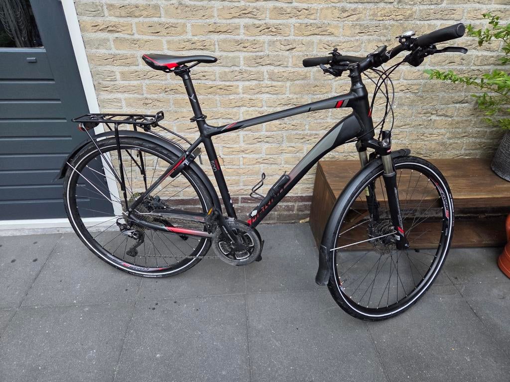 Merida Crossway 500 hybridefiets, Ophalen