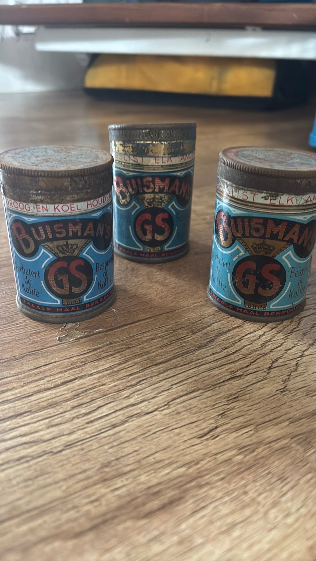 Oude Buisman blikjes, Ophalen, Gebruikt, Overige